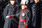 Remembrance Sunday Cenotaph March Past 2013: D30 - Royal Hospital Chelsea, the Chelsea Pensioners. Here the Captain of Invalids, Major Phil Shannon MBE..
Press stand opposite the Foreign Office building, Whitehall, London SW1,
London,
Greater London,
United Kingdom,
on 10 November 2013 at 11:43, image #266