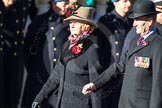 Remembrance Sunday Cenotaph March Past 2013: D31 - Queen Alexandra's Hospital Home for Disabled Ex- Servicemen & Women..
Press stand opposite the Foreign Office building, Whitehall, London SW1,
London,
Greater London,
United Kingdom,
on 10 November 2013 at 11:43, image #277