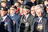 Remembrance Sunday Cenotaph March Past 2013: E4 - Aircraft Handlers Association..
Press stand opposite the Foreign Office building, Whitehall, London SW1,
London,
Greater London,
United Kingdom,
on 10 November 2013 at 11:45, image #401