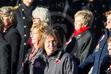 Remembrance Sunday Cenotaph March Past 2013: E28 - Queen Alexandra's Royal Naval Nursing Service..
Press stand opposite the Foreign Office building, Whitehall, London SW1,
London,
Greater London,
United Kingdom,
on 10 November 2013 at 11:47, image #579