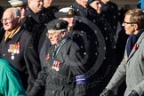 Remembrance Sunday Cenotaph March Past 2013: F12 - Far East Prisoners of War..
Press stand opposite the Foreign Office building, Whitehall, London SW1,
London,
Greater London,
United Kingdom,
on 10 November 2013 at 11:52, image #857