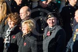 Remembrance Sunday Cenotaph March Past 2013: F18 - Showmens' Guild of Great Britain..
Press stand opposite the Foreign Office building, Whitehall, London SW1,
London,
Greater London,
United Kingdom,
on 10 November 2013 at 11:52, image #929