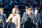 Remembrance Sunday Cenotaph March Past 2013: A4 - Green Howards Association..
Press stand opposite the Foreign Office building, Whitehall, London SW1,
London,
Greater London,
United Kingdom,
on 10 November 2013 at 11:55, image #1042