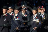 Remembrance Sunday Cenotaph March Past 2013: A10 - The Rifles & Royal Gloucestershire, Berkshire & Wiltshire Regimental Association..
Press stand opposite the Foreign Office building, Whitehall, London SW1,
London,
Greater London,
United Kingdom,
on 10 November 2013 at 11:55, image #1087