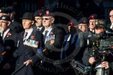 Remembrance Sunday Cenotaph March Past 2013: A10 - The Rifles & Royal Gloucestershire, Berkshire & Wiltshire Regimental Association..
Press stand opposite the Foreign Office building, Whitehall, London SW1,
London,
Greater London,
United Kingdom,
on 10 November 2013 at 11:55, image #1090