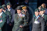 Remembrance Sunday Cenotaph March Past 2013: A16 - Royal Green Jackets Association..
Press stand opposite the Foreign Office building, Whitehall, London SW1,
London,
Greater London,
United Kingdom,
on 10 November 2013 at 11:56, image #1128