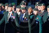 Remembrance Sunday Cenotaph March Past 2013: A16 - Royal Green Jackets Association..
Press stand opposite the Foreign Office building, Whitehall, London SW1,
London,
Greater London,
United Kingdom,
on 10 November 2013 at 11:56, image #1144