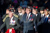 Remembrance Sunday Cenotaph March Past 2013: A20 - King's Own Scottish Borderers..
Press stand opposite the Foreign Office building, Whitehall, London SW1,
London,
Greater London,
United Kingdom,
on 10 November 2013 at 11:57, image #1198