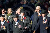 Remembrance Sunday Cenotaph March Past 2013: A32 - Royal East Kent Regiment (The Buffs) Past & Present Association..
Press stand opposite the Foreign Office building, Whitehall, London SW1,
London,
Greater London,
United Kingdom,
on 10 November 2013 at 11:58, image #1284