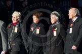 Remembrance Sunday Cenotaph March Past 2013: M5 - Evacuees Reunion Association..
Press stand opposite the Foreign Office building, Whitehall, London SW1,
London,
Greater London,
United Kingdom,
on 10 November 2013 at 12:10, image #1906