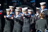 Remembrance Sunday Cenotaph March Past 2013: M45 - Sea Cadet Corps..
Press stand opposite the Foreign Office building, Whitehall, London SW1,
London,
Greater London,
United Kingdom,
on 10 November 2013 at 12:14, image #2216