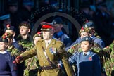 Remembrance Sunday Cenotaph March Past 2013: M46 - Combined Cadet Force..
Press stand opposite the Foreign Office building, Whitehall, London SW1,
London,
Greater London,
United Kingdom,
on 10 November 2013 at 12:14, image #2223