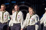 Remembrance Sunday Cenotaph March Past 2013: M49 - Scout Association..
Press stand opposite the Foreign Office building, Whitehall, London SW1,
London,
Greater London,
United Kingdom,
on 10 November 2013 at 12:15, image #2255
