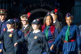Remembrance Sunday Cenotaph March Past 2013: M53 - Church Lads & Church Girls Brigade..
Press stand opposite the Foreign Office building, Whitehall, London SW1,
London,
Greater London,
United Kingdom,
on 10 November 2013 at 12:15, image #2299