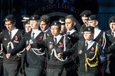 Remembrance Sunday Cenotaph March Past 2013: M55 - St John Ambulance Cadets..
Press stand opposite the Foreign Office building, Whitehall, London SW1,
London,
Greater London,
United Kingdom,
on 10 November 2013 at 12:16, image #2317