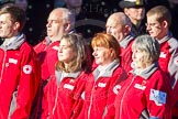 Remembrance Sunday Cenotaph March Past 2013: M56 - British Red Cross..
Press stand opposite the Foreign Office building, Whitehall, London SW1,
London,
Greater London,
United Kingdom,
on 10 November 2013 at 12:16, image #2340