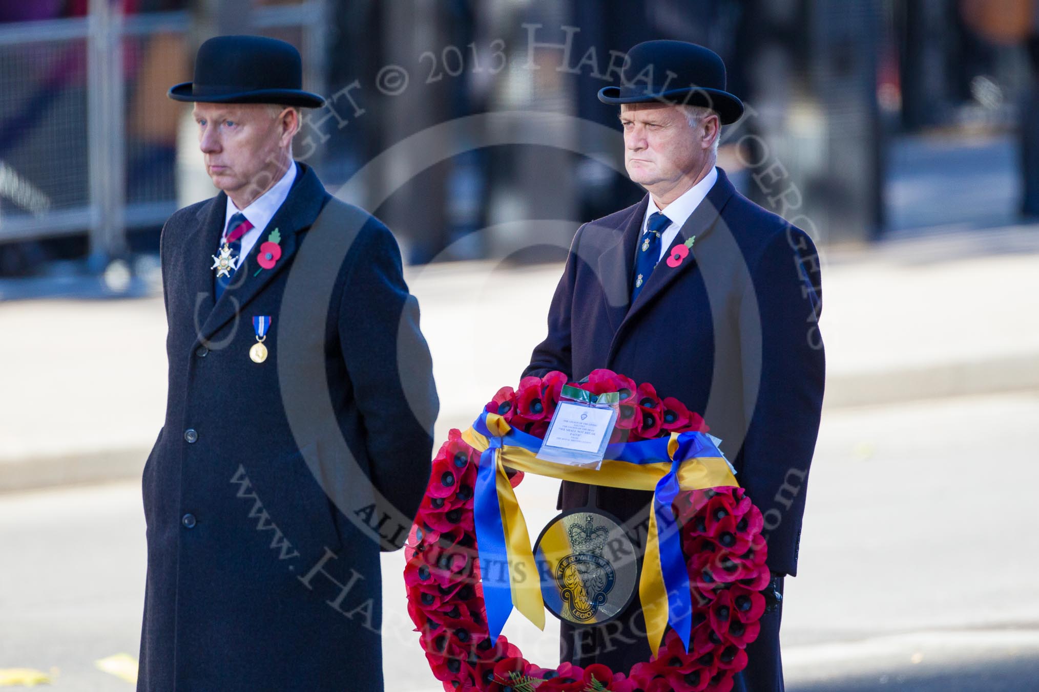 Vice Admiral Peter Wilkinson, President of the Royal British Legion.