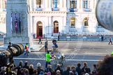 Preparations at the Cenotaph.
