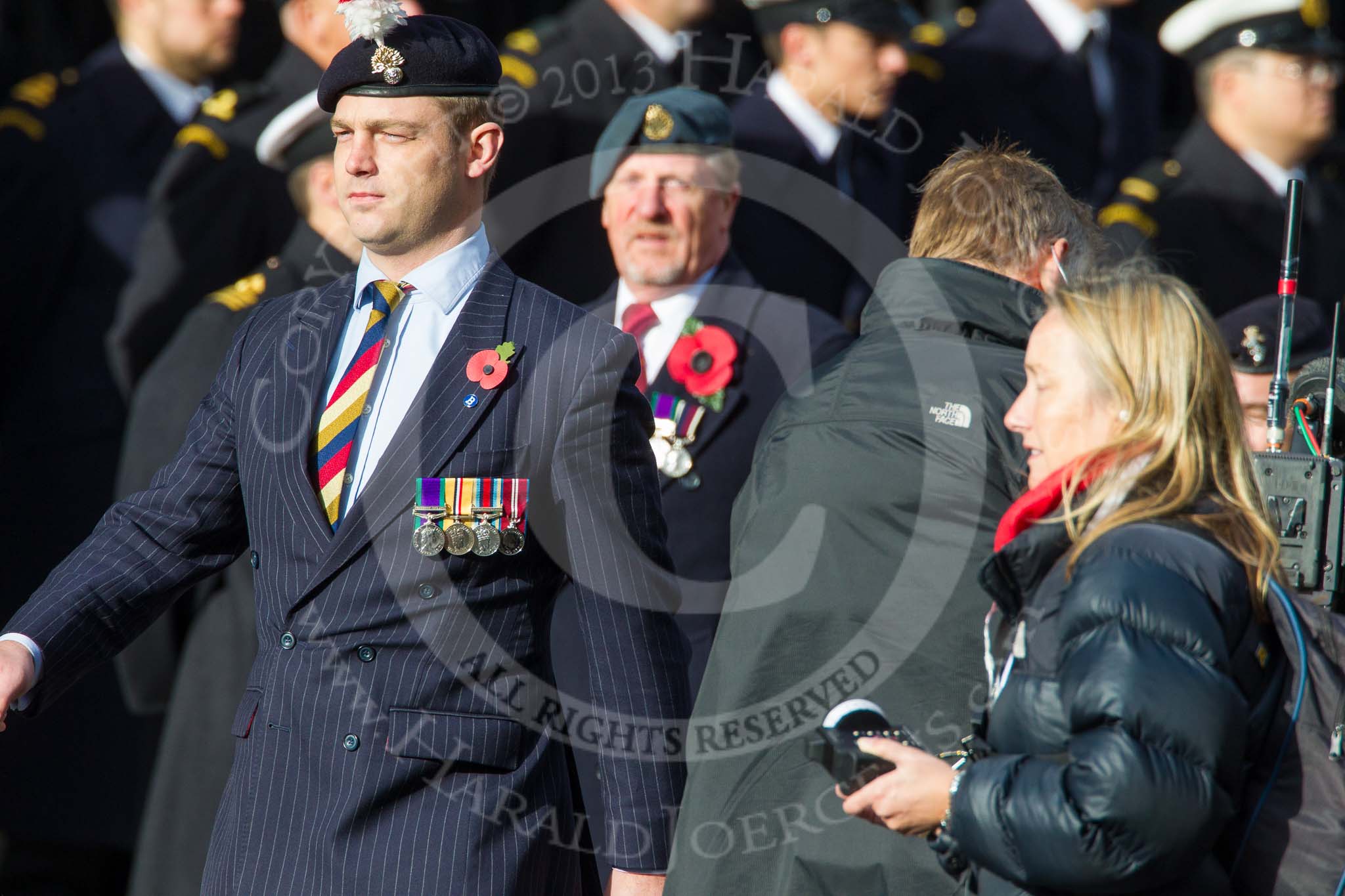 Remembrance Sunday at the Cenotaph in London 2014: Group C24 - British Limbless Ex-Service Men's Association.
Press stand opposite the Foreign Office building, Whitehall, London SW1,
London,
Greater London,
United Kingdom,
on 09 November 2014 at 11:41, image #201
