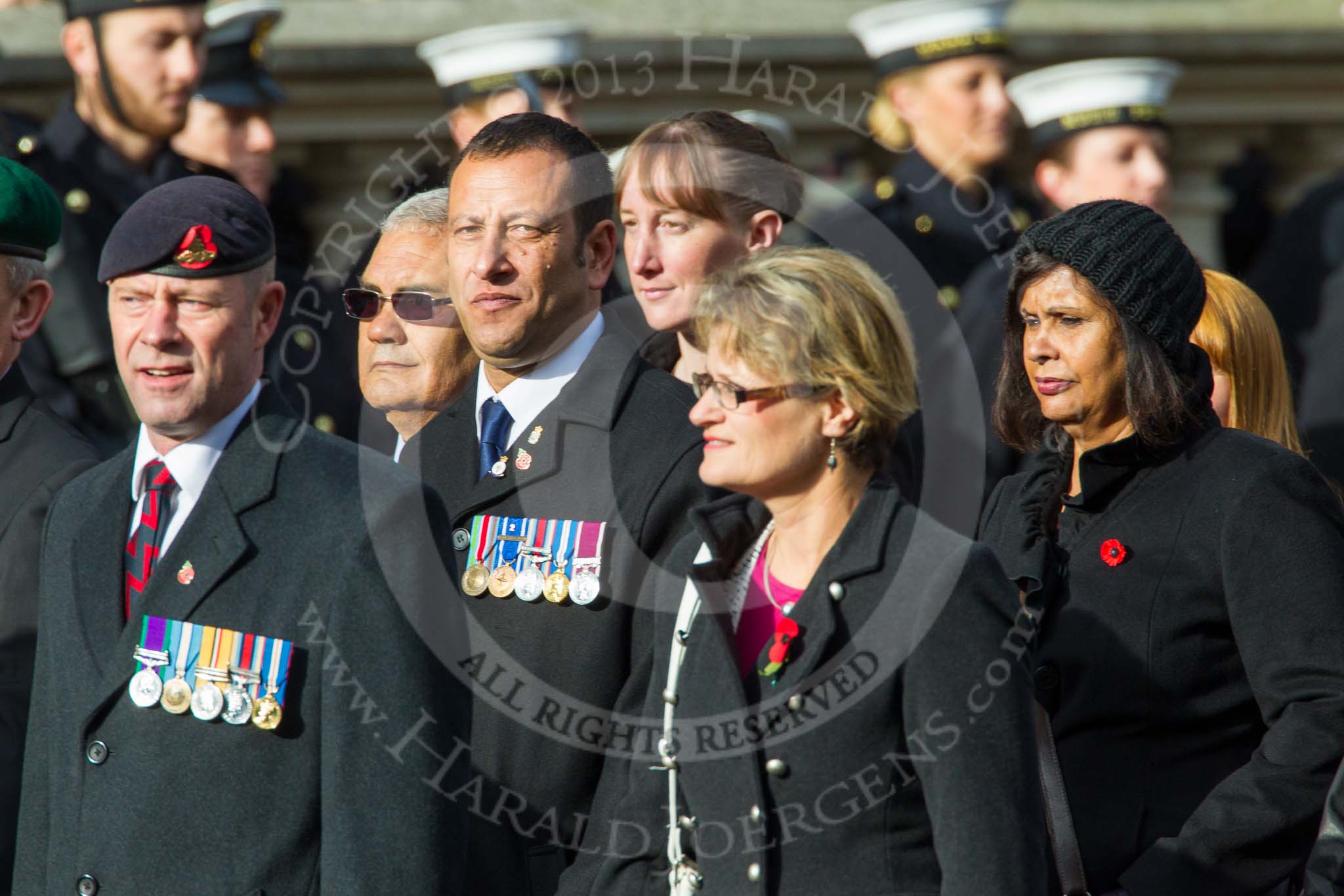 Remembrance Sunday at the Cenotaph in London 2014: Group C24 - British Limbless Ex-Service Men's Association.
Press stand opposite the Foreign Office building, Whitehall, London SW1,
London,
Greater London,
United Kingdom,
on 09 November 2014 at 11:41, image #217