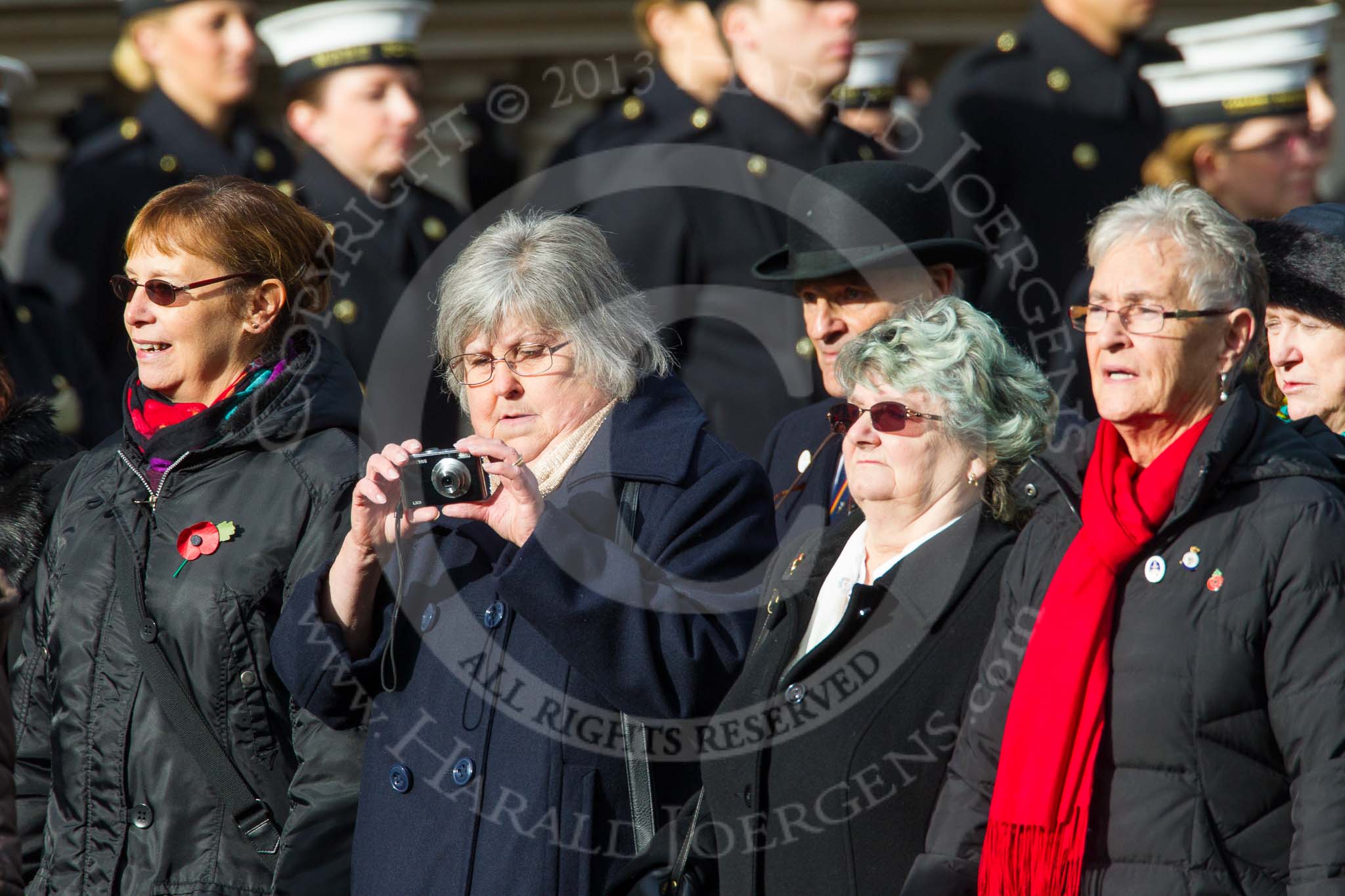 Remembrance Sunday at the Cenotaph in London 2014: Group C24 - British Limbless Ex-Service Men's Association.
Press stand opposite the Foreign Office building, Whitehall, London SW1,
London,
Greater London,
United Kingdom,
on 09 November 2014 at 11:41, image #220
