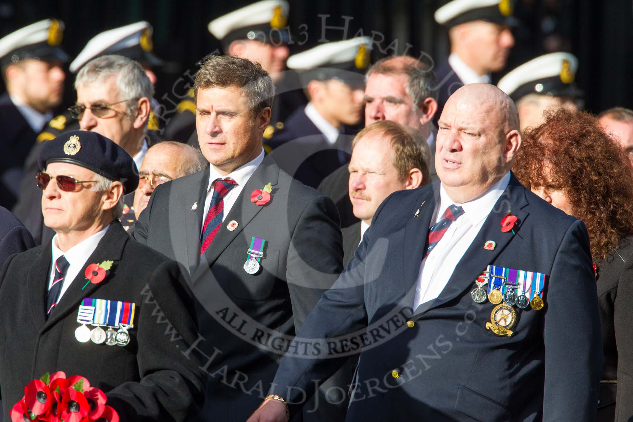 Remembrance Sunday at the Cenotaph in London 2014: Group C29 - Combat Stress.
Press stand opposite the Foreign Office building, Whitehall, London SW1,
London,
Greater London,
United Kingdom,
on 09 November 2014 at 11:42, image #265