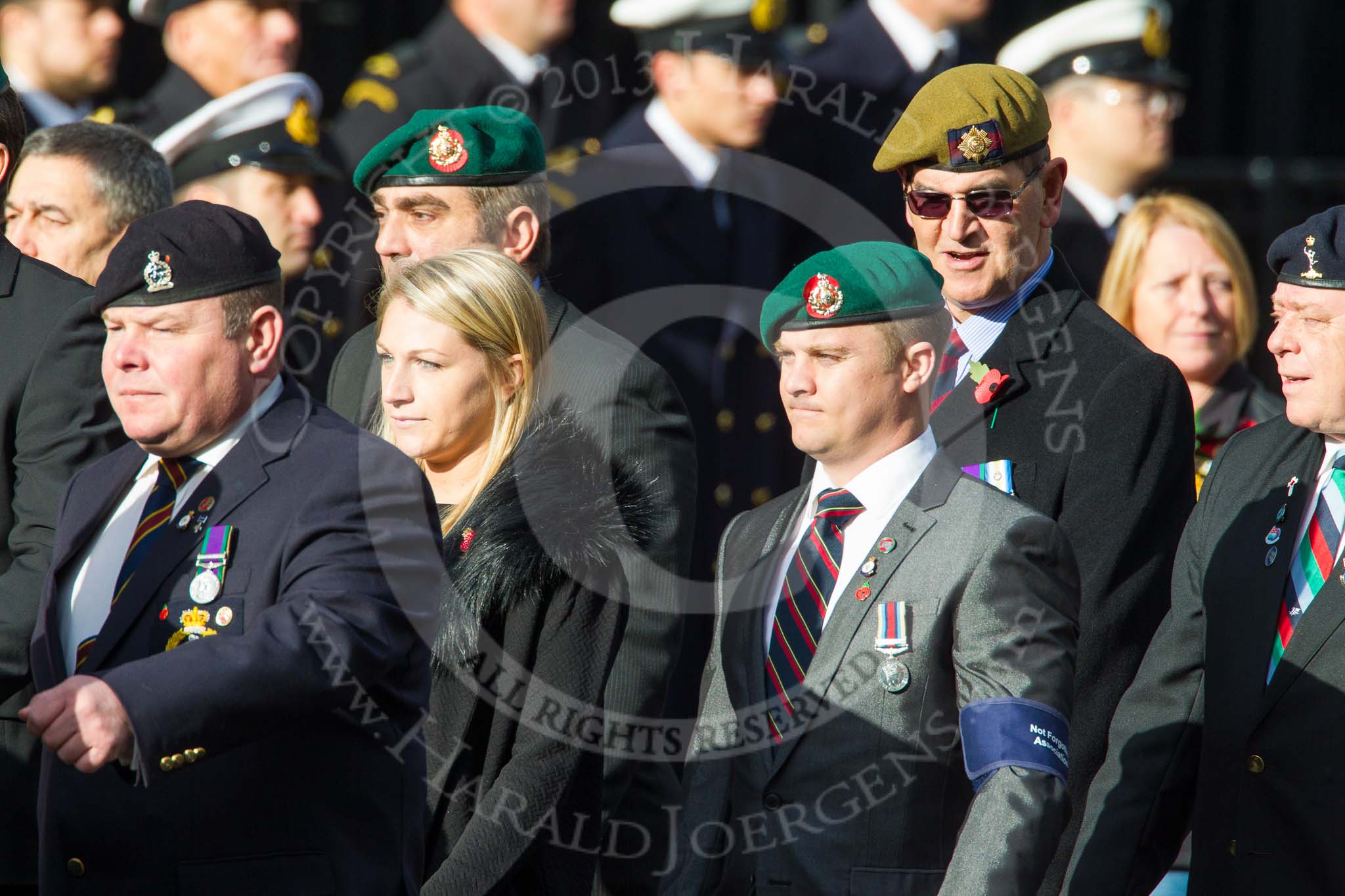 Remembrance Sunday at the Cenotaph in London 2014: Group D5 - Not Forgotten Association.
Press stand opposite the Foreign Office building, Whitehall, London SW1,
London,
Greater London,
United Kingdom,
on 09 November 2014 at 11:43, image #294