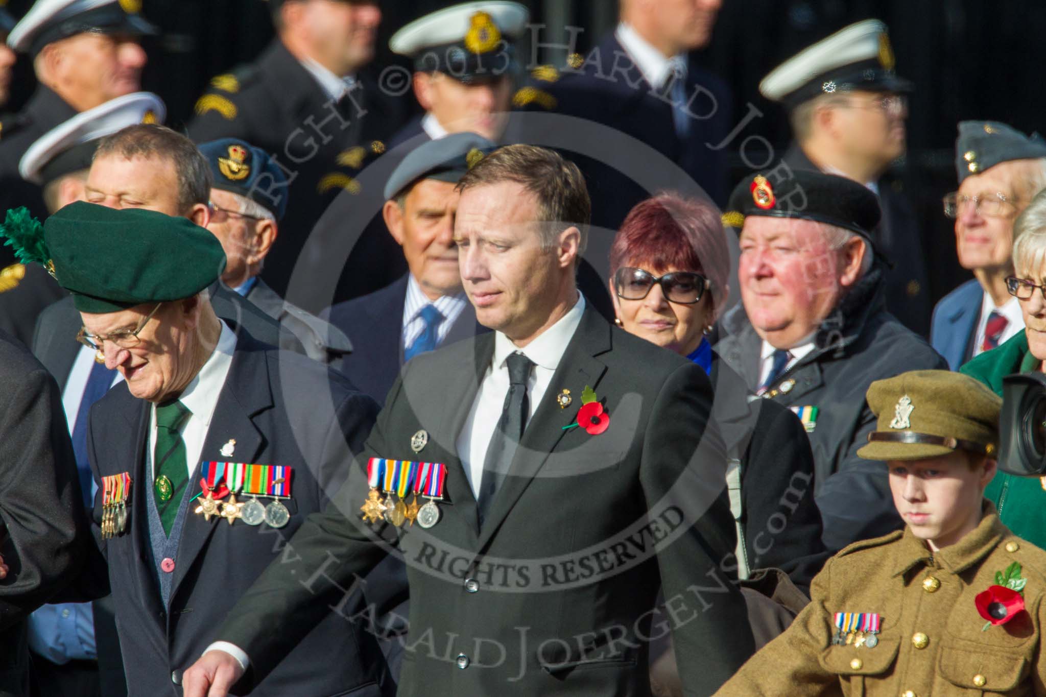 Remembrance Sunday at the Cenotaph in London 2014: Group D6 - TRBL Ex-Service Members.
Press stand opposite the Foreign Office building, Whitehall, London SW1,
London,
Greater London,
United Kingdom,
on 09 November 2014 at 11:44, image #311