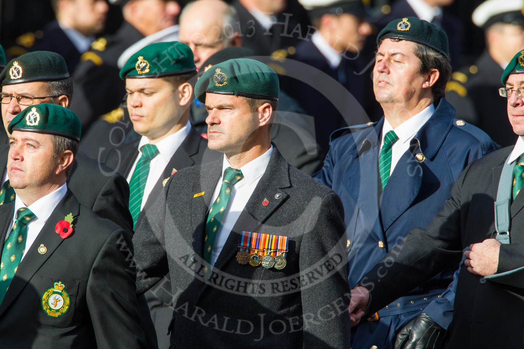 Remembrance Sunday at the Cenotaph in London 2014: Group D6 - TRBL Ex-Service Members.
Press stand opposite the Foreign Office building, Whitehall, London SW1,
London,
Greater London,
United Kingdom,
on 09 November 2014 at 11:44, image #322