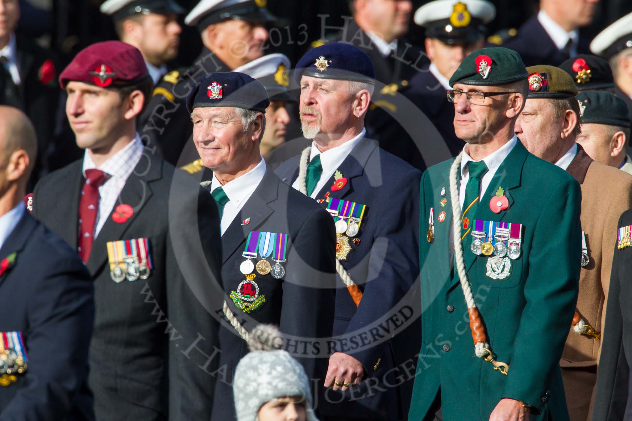 Remembrance Sunday at the Cenotaph in London 2014: Group D10 - Ulster Defence Regiment.
Press stand opposite the Foreign Office building, Whitehall, London SW1,
London,
Greater London,
United Kingdom,
on 09 November 2014 at 11:44, image #349