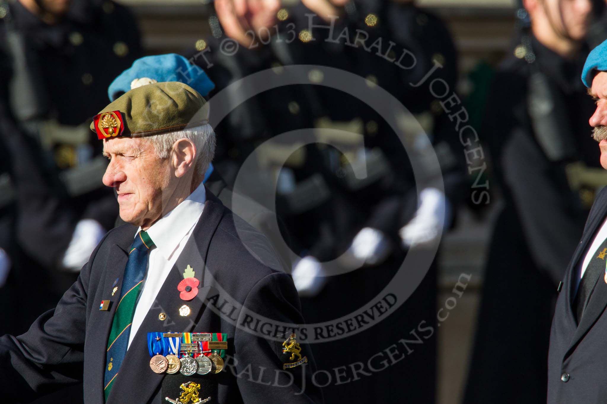 Remembrance Sunday at the Cenotaph in London 2014: Group D29 - Bond Van Wapenbroeders.
Press stand opposite the Foreign Office building, Whitehall, London SW1,
London,
Greater London,
United Kingdom,
on 09 November 2014 at 11:48, image #517
