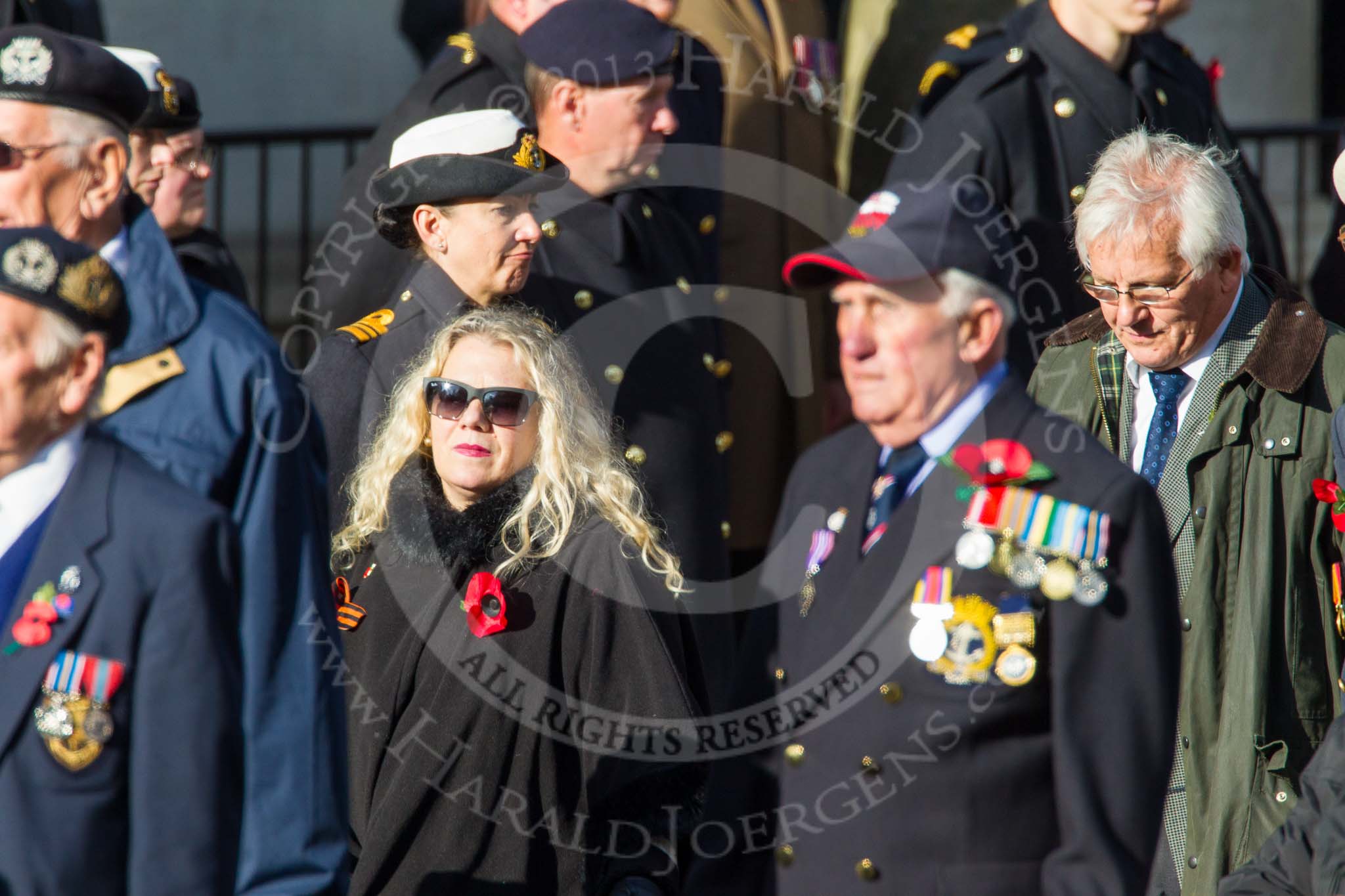 Remembrance Sunday at the Cenotaph in London 2014: Group E2 - Royal Naval Association.
Press stand opposite the Foreign Office building, Whitehall, London SW1,
London,
Greater London,
United Kingdom,
on 09 November 2014 at 11:49, image #573