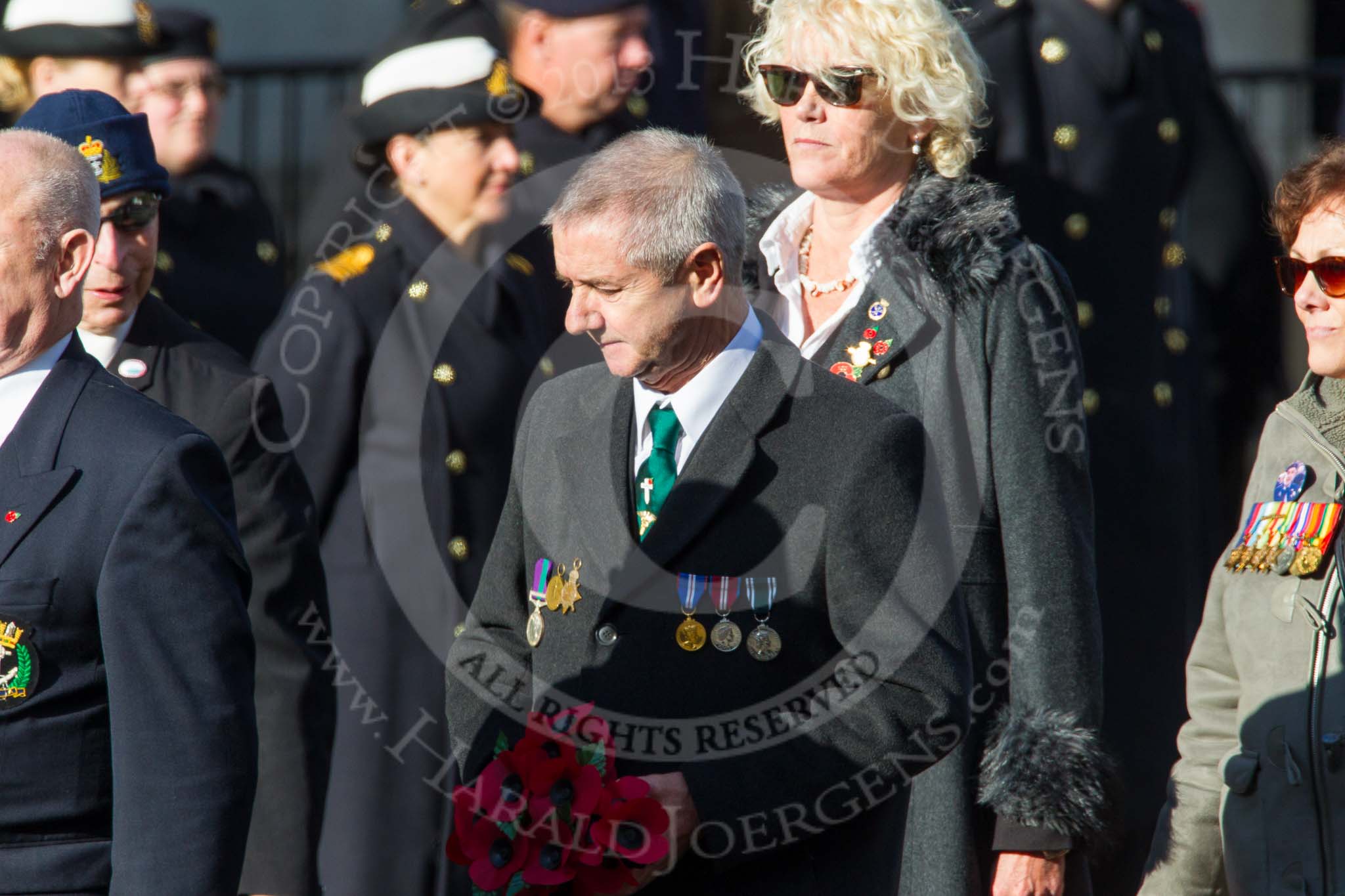 Remembrance Sunday at the Cenotaph in London 2014: Group E2 - Royal Naval Association.
Press stand opposite the Foreign Office building, Whitehall, London SW1,
London,
Greater London,
United Kingdom,
on 09 November 2014 at 11:49, image #579