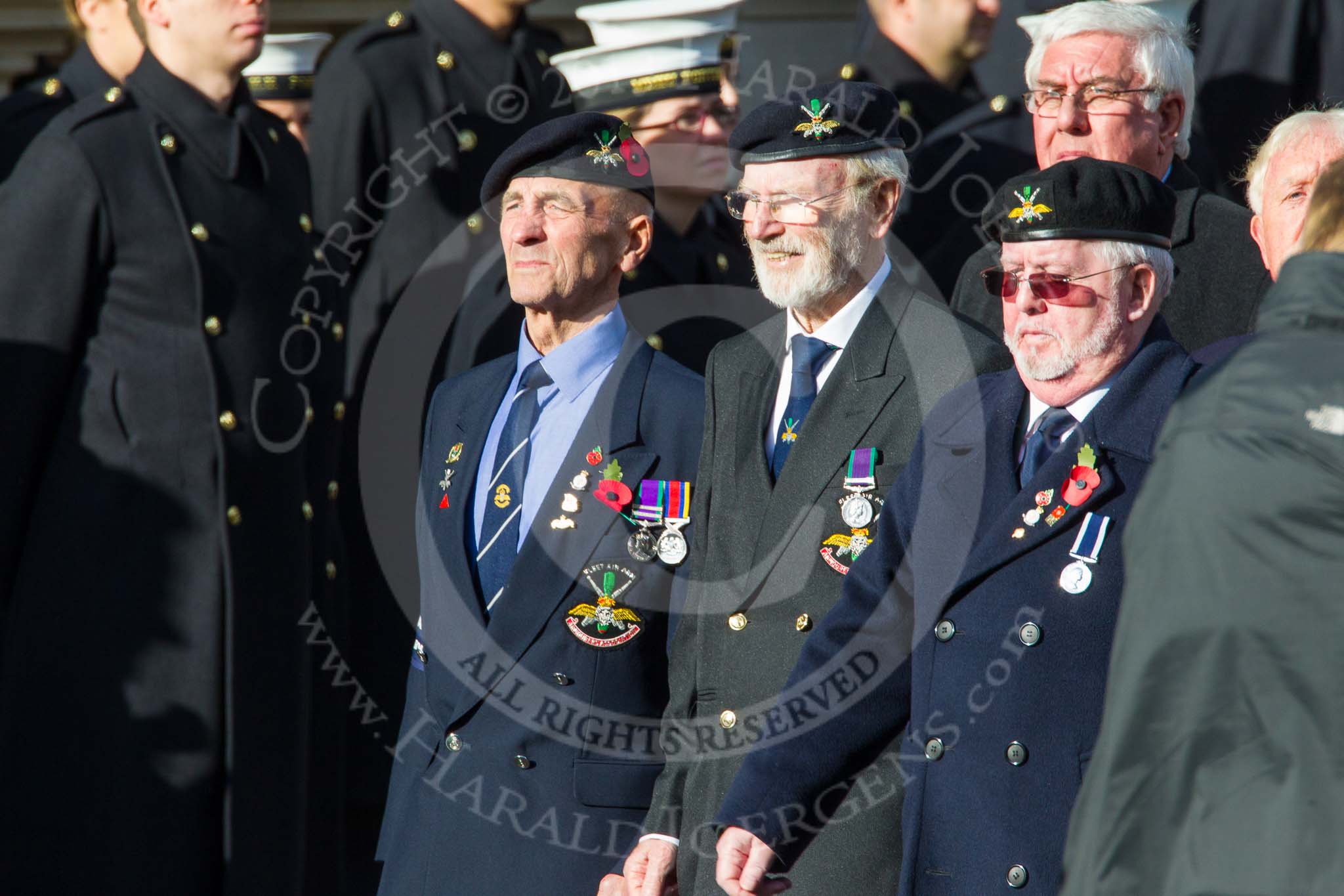 Remembrance Sunday at the Cenotaph in London 2014: Group E3 - Merchant Navy Association.
Press stand opposite the Foreign Office building, Whitehall, London SW1,
London,
Greater London,
United Kingdom,
on 09 November 2014 at 11:50, image #614