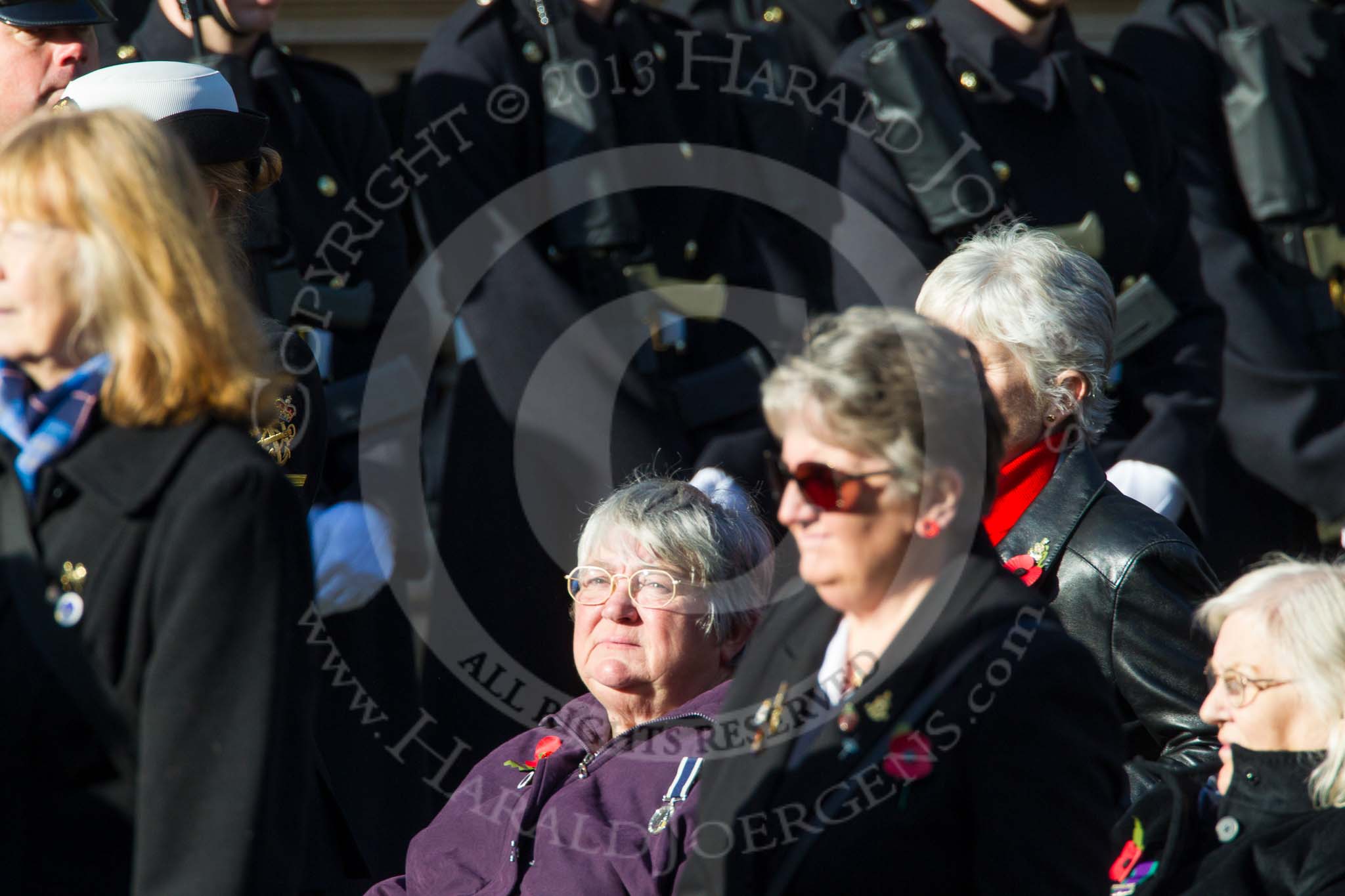 Remembrance Sunday at the Cenotaph in London 2014: Group E25 - Association of WRENS.
Press stand opposite the Foreign Office building, Whitehall, London SW1,
London,
Greater London,
United Kingdom,
on 09 November 2014 at 11:53, image #780