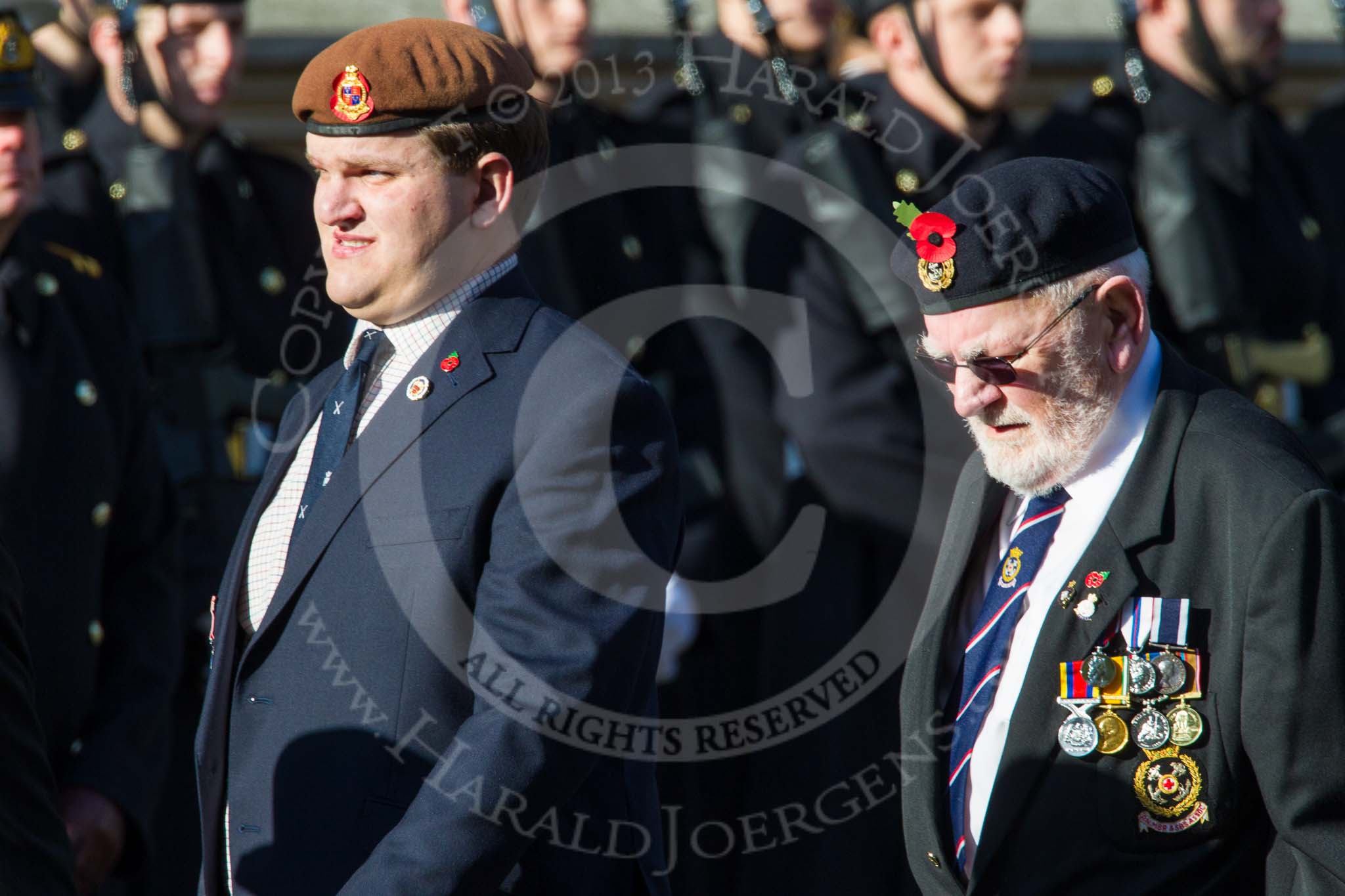 Remembrance Sunday at the Cenotaph in London 2014: Group E28 - Royal Naval Medical Branch Ratings & Sick Berth Staff
Association.
Press stand opposite the Foreign Office building, Whitehall, London SW1,
London,
Greater London,
United Kingdom,
on 09 November 2014 at 11:53, image #798