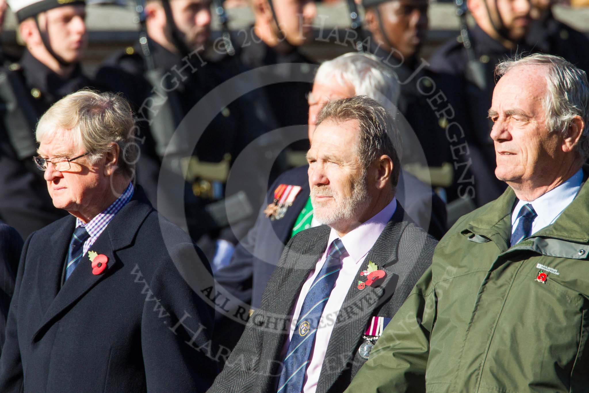 Remembrance Sunday at the Cenotaph in London 2014: Group E40 - The Fisgard Association.
Press stand opposite the Foreign Office building, Whitehall, London SW1,
London,
Greater London,
United Kingdom,
on 09 November 2014 at 11:55, image #872