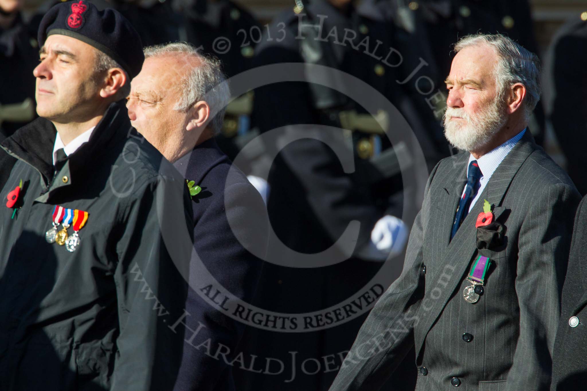 Remembrance Sunday at the Cenotaph in London 2014: Group E40 - The Fisgard Association.
Press stand opposite the Foreign Office building, Whitehall, London SW1,
London,
Greater London,
United Kingdom,
on 09 November 2014 at 11:55, image #875