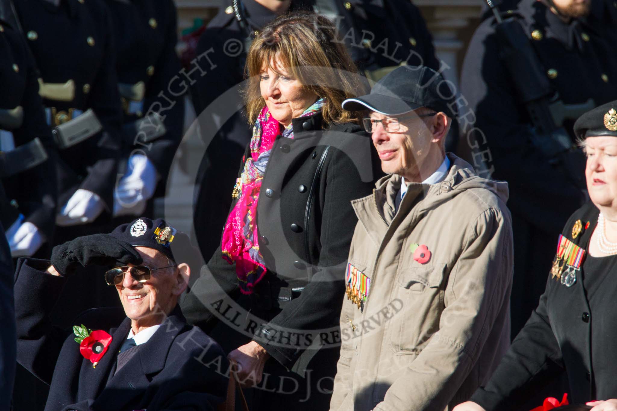 Photo 1411091156541D47289HaraldJoergens Remembrance Sunday at the Cenotaph in London 2014: Group F2 - Italy Star Association.
Press stand opposite the Foreign Office building, Whitehall, London SW1,
London,
Greater London,
United Kingdom,
on 09 November 2014 at 11:56, image #952