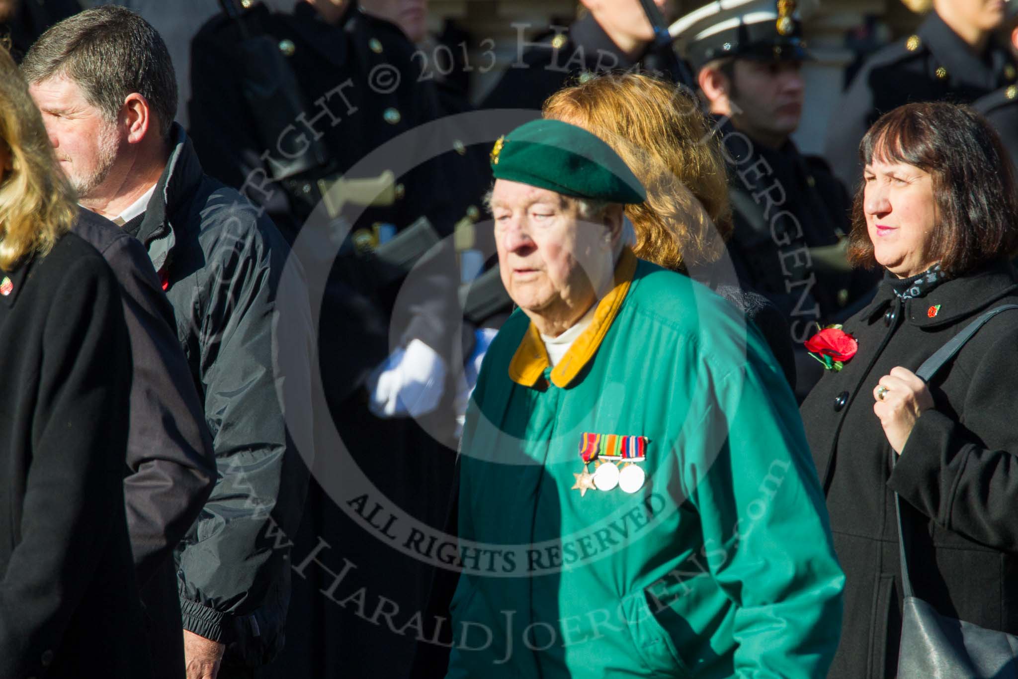 Remembrance Sunday at the Cenotaph in London 2014: Group F4 - Burma Star Association.
Press stand opposite the Foreign Office building, Whitehall, London SW1,
London,
Greater London,
United Kingdom,
on 09 November 2014 at 11:57, image #960