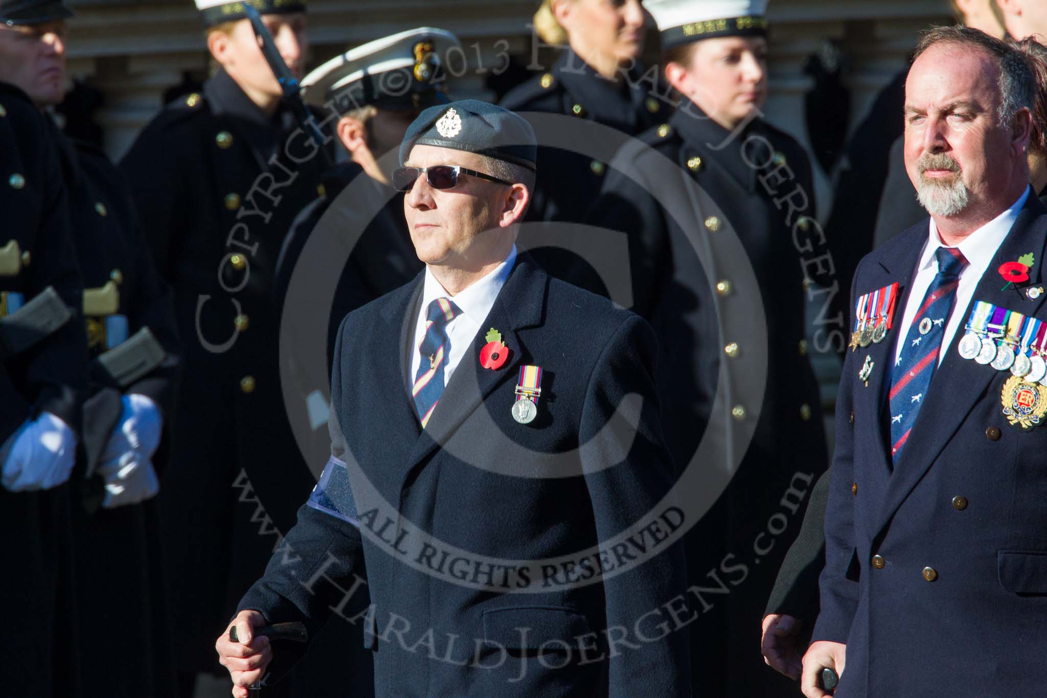 Remembrance Sunday at the Cenotaph in London 2014: Group F14 - National Malaya & Borneo Veterans Association.
Press stand opposite the Foreign Office building, Whitehall, London SW1,
London,
Greater London,
United Kingdom,
on 09 November 2014 at 11:58, image #1032
