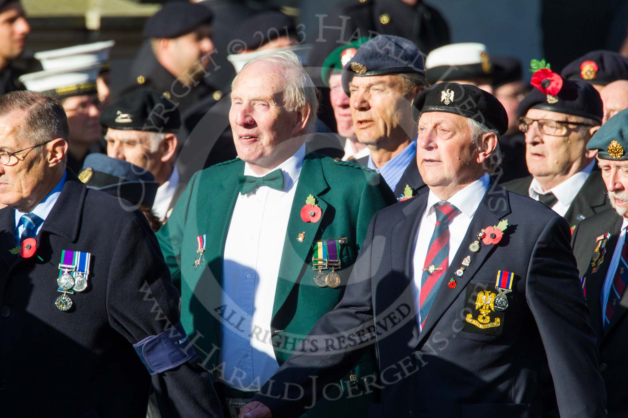 Remembrance Sunday at the Cenotaph in London 2014: Group F18 - Aden Veterans Association.
Press stand opposite the Foreign Office building, Whitehall, London SW1,
London,
Greater London,
United Kingdom,
on 09 November 2014 at 11:59, image #1074