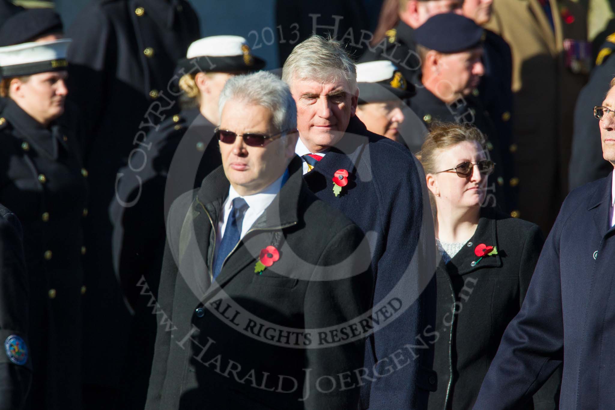 Remembrance Sunday at the Cenotaph in London 2014: Group F20 - Showmens' Guild of Great Britain.
Press stand opposite the Foreign Office building, Whitehall, London SW1,
London,
Greater London,
United Kingdom,
on 09 November 2014 at 11:59, image #1104