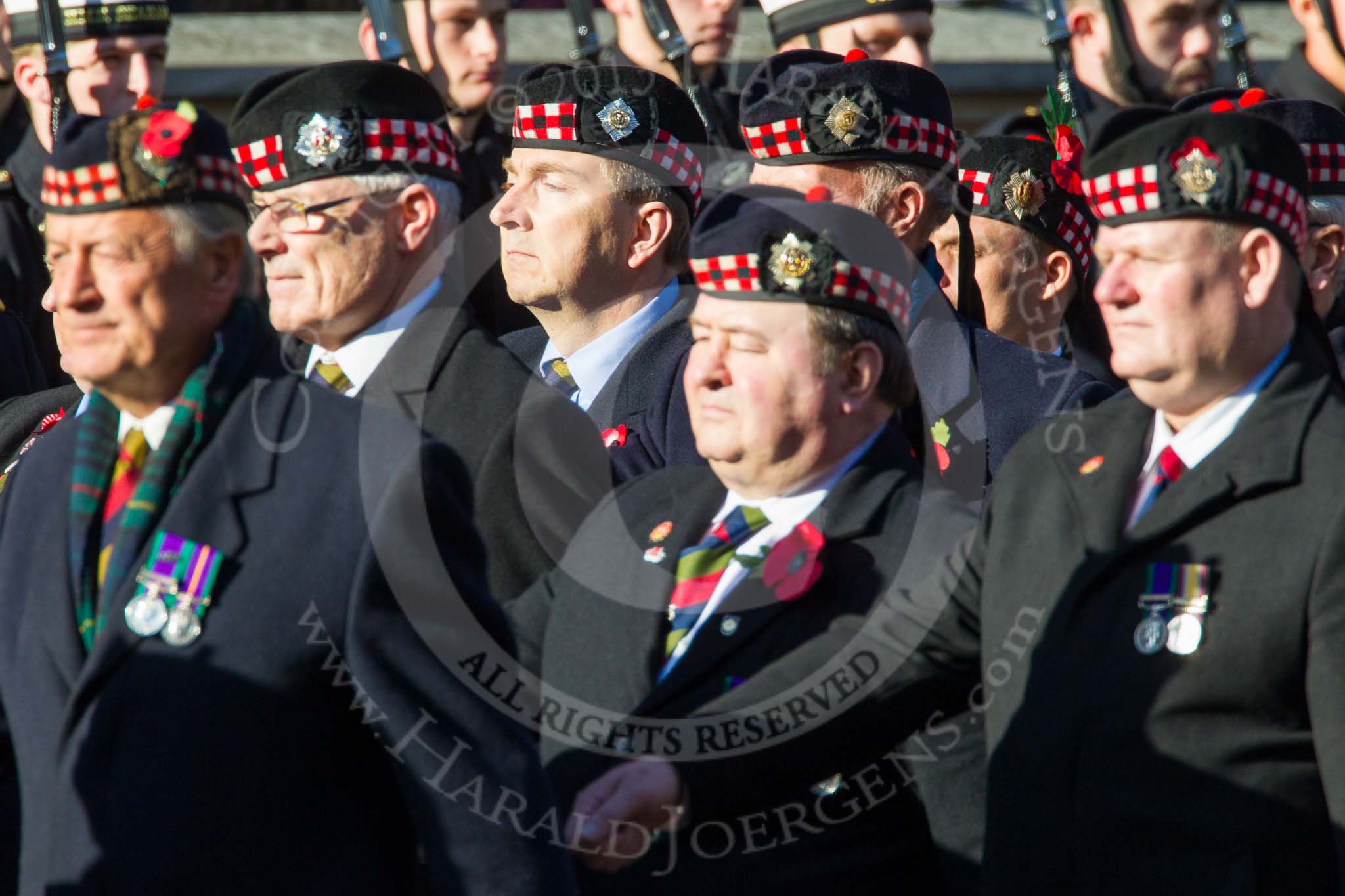 Remembrance Sunday at the Cenotaph in London 2014: Group A11 - Royal Scots Regimental Association.
Press stand opposite the Foreign Office building, Whitehall, London SW1,
London,
Greater London,
United Kingdom,
on 09 November 2014 at 12:02, image #1250