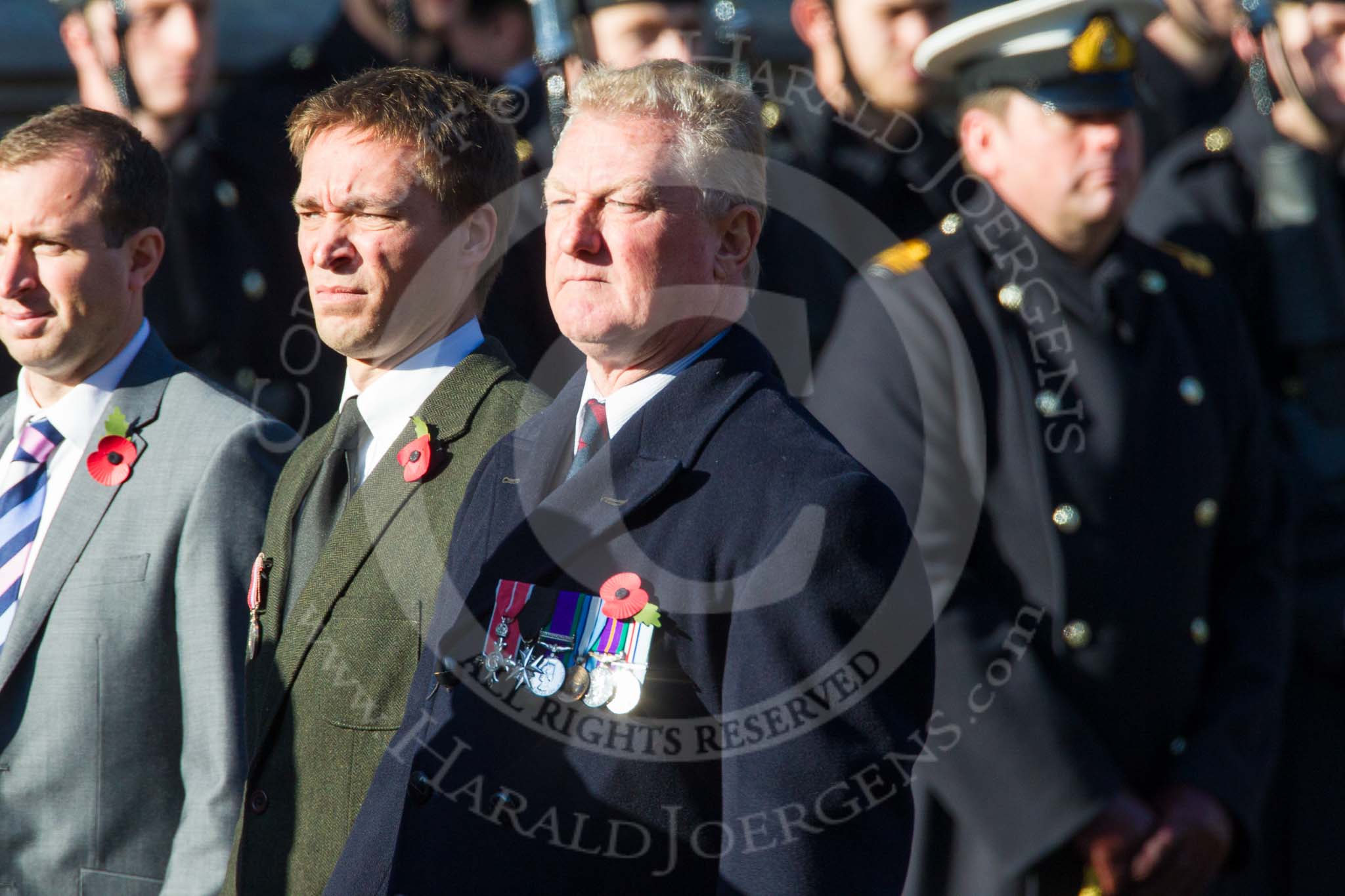 Remembrance Sunday at the Cenotaph in London 2014: Group A18 - Coldstream Guards Association.
Press stand opposite the Foreign Office building, Whitehall, London SW1,
London,
Greater London,
United Kingdom,
on 09 November 2014 at 12:03, image #1322