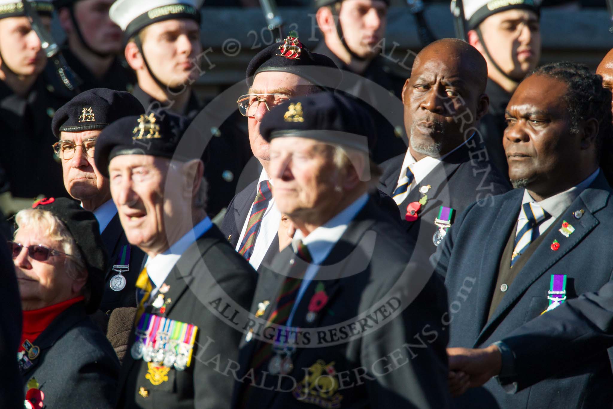 Remembrance Sunday at the Cenotaph in London 2014: Group A24 - Prince of Wales' Leinster Regiment (Royal Canadians)
Regimental Association.
Press stand opposite the Foreign Office building, Whitehall, London SW1,
London,
Greater London,
United Kingdom,
on 09 November 2014 at 12:04, image #1363