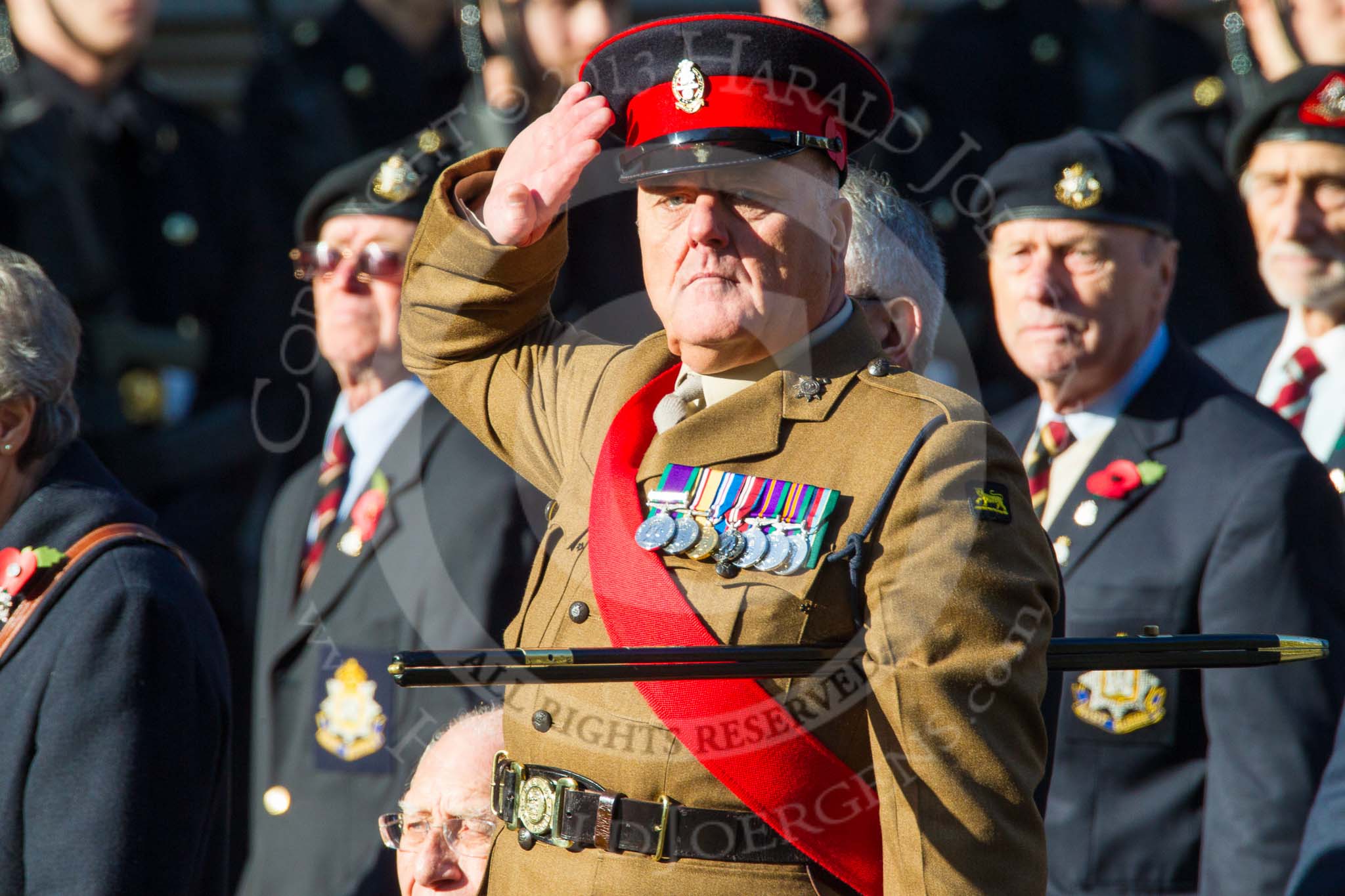 Remembrance Sunday at the Cenotaph in London 2014: Group A24 - Prince of Wales' Leinster Regiment (Royal Canadians)
Regimental Association.
Press stand opposite the Foreign Office building, Whitehall, London SW1,
London,
Greater London,
United Kingdom,
on 09 November 2014 at 12:04, image #1369