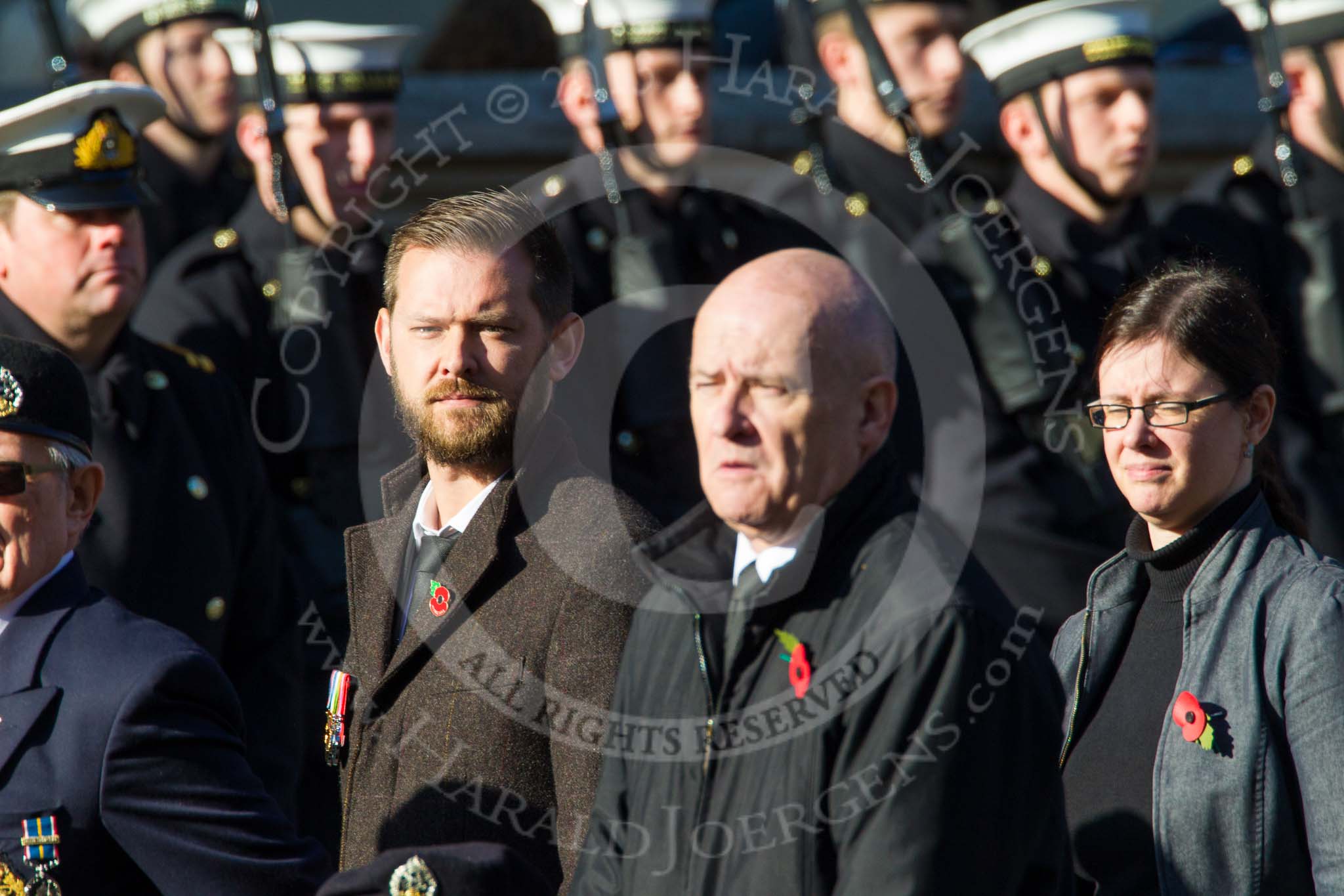 Remembrance Sunday at the Cenotaph in London 2014: Group A26 - Royal Hampshire Regiment Comrades Association.
Press stand opposite the Foreign Office building, Whitehall, London SW1,
London,
Greater London,
United Kingdom,
on 09 November 2014 at 12:04, image #1378