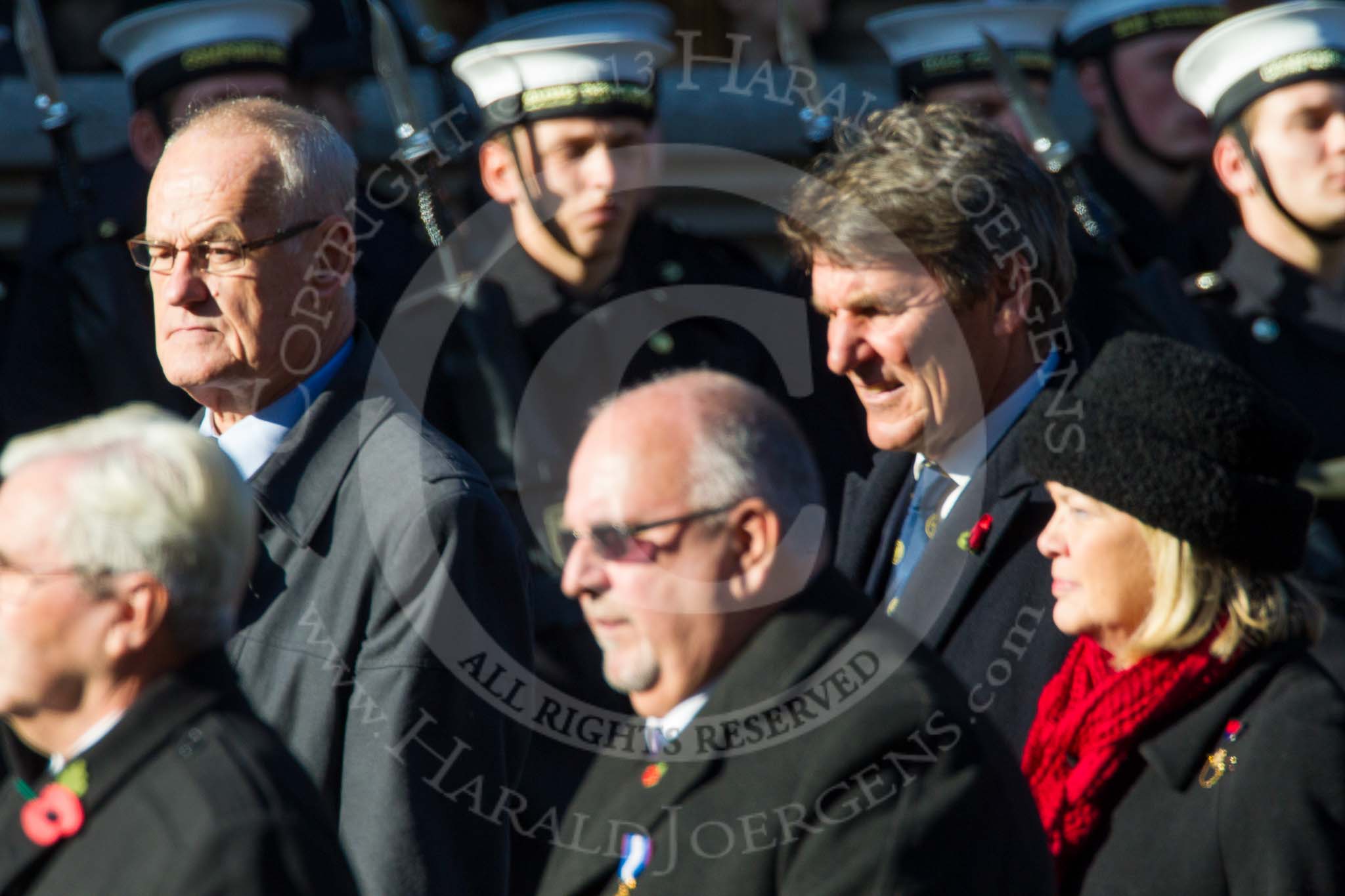 Remembrance Sunday at the Cenotaph in London 2014: Group B5 - British Resistance Movement (Coleshill Auxiliary Research Team).
Press stand opposite the Foreign Office building, Whitehall, London SW1,
London,
Greater London,
United Kingdom,
on 09 November 2014 at 12:07, image #1538