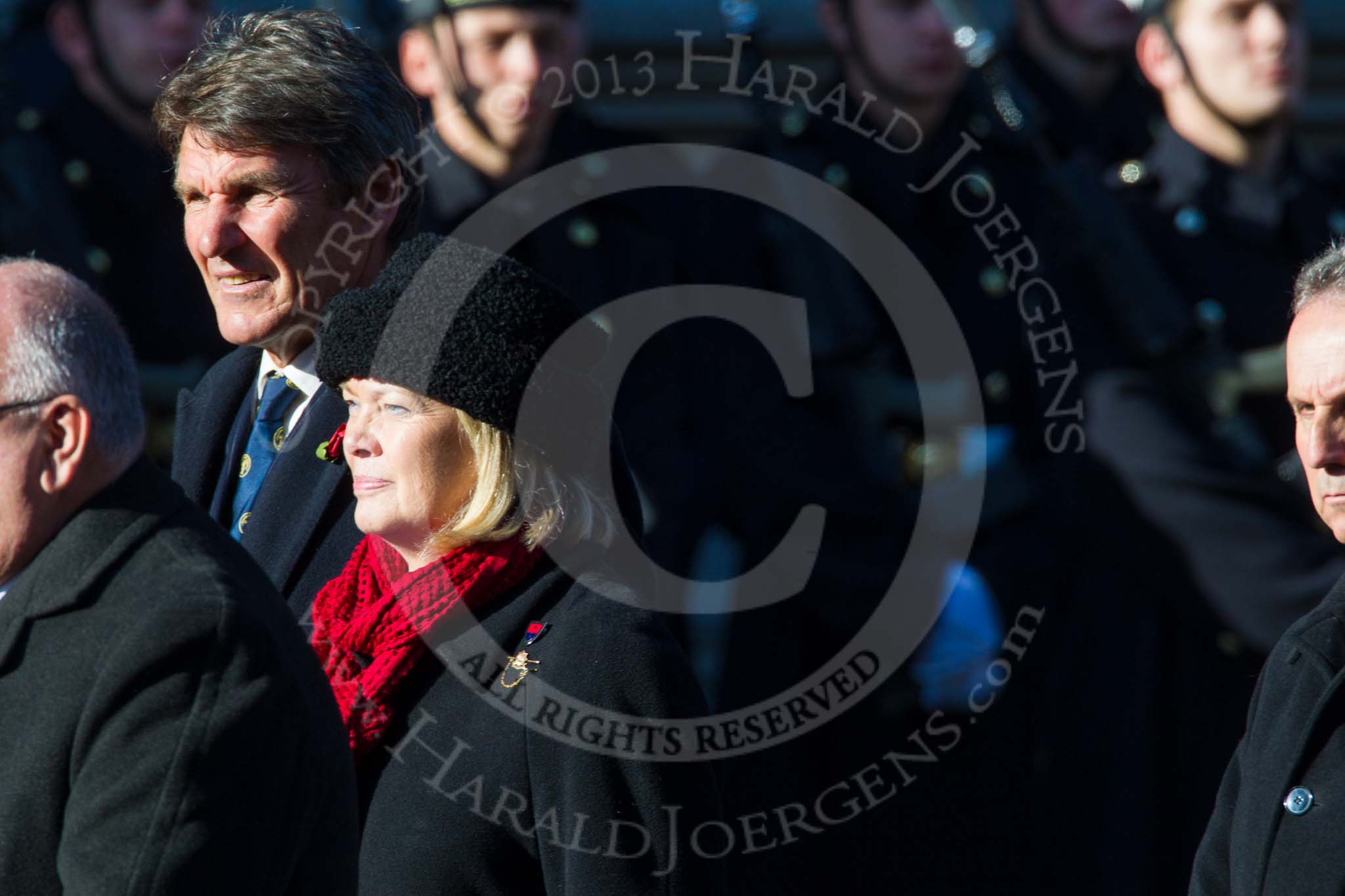 Remembrance Sunday at the Cenotaph in London 2014: Group B5 - British Resistance Movement (Coleshill Auxiliary Research Team).
Press stand opposite the Foreign Office building, Whitehall, London SW1,
London,
Greater London,
United Kingdom,
on 09 November 2014 at 12:07, image #1540